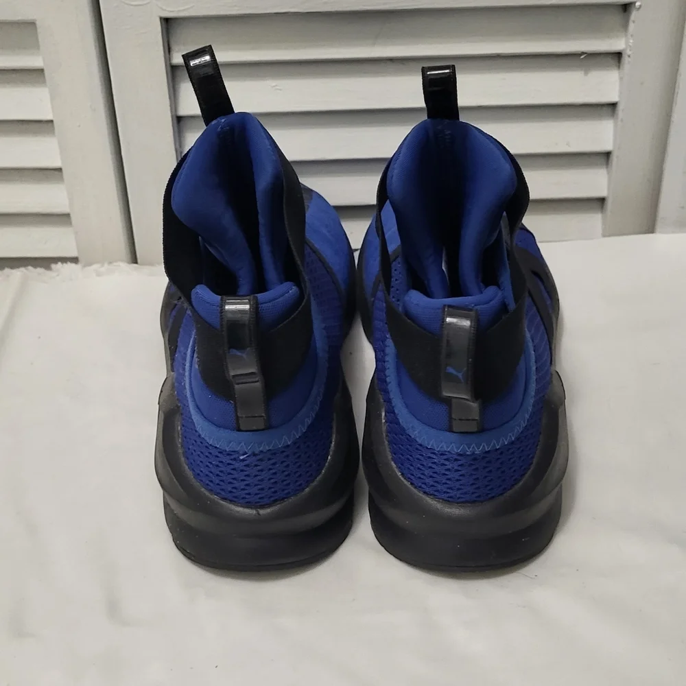 Puma women's sneakers size 7.5 navy blue/black - Picture 6 of 8